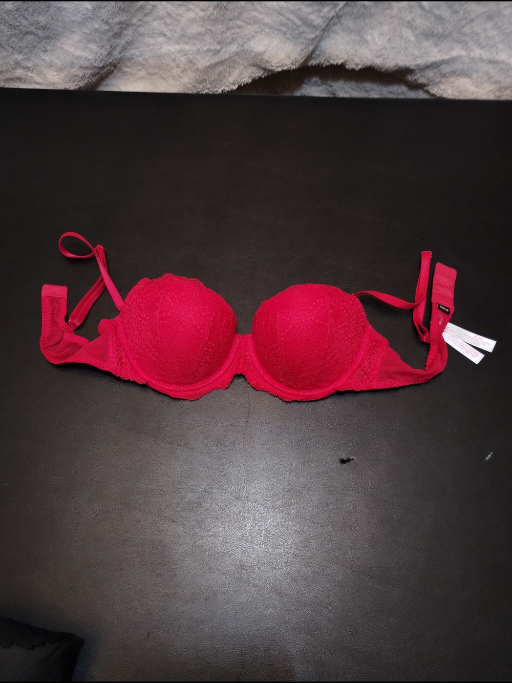 3 PINK Victoria's Secret Bras Sz: 36B, 36B And Black Is XL